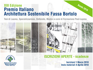 Fassa premio architettura sostenibile - Tesi - Università Ferrara