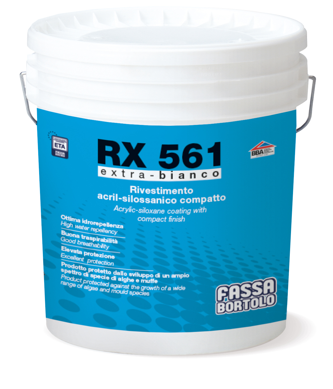 RX 561: Rivestimento acril-silossanico compatto