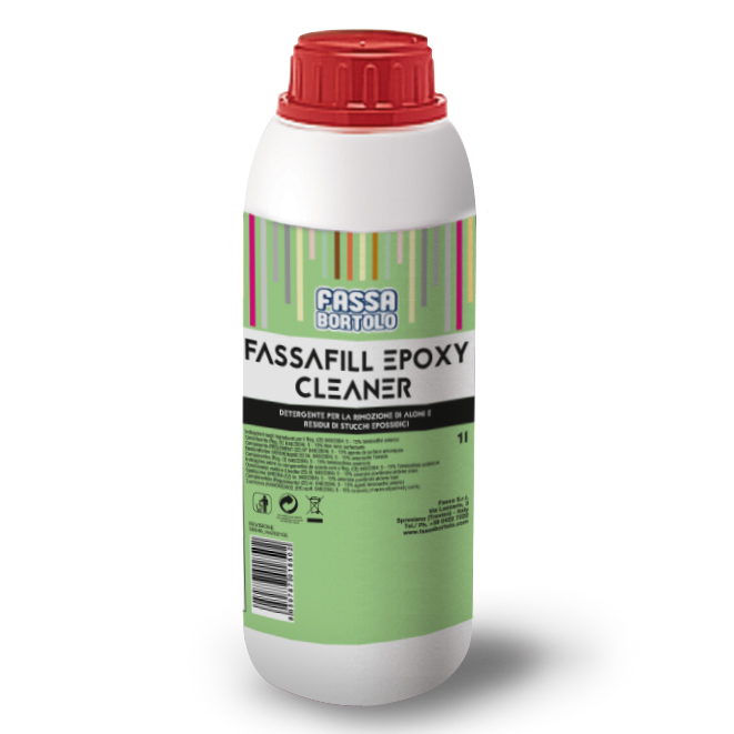 FASSAFILL EPOXY CLEANER: Detergente per la rimozione di aloni e residui di stucchi epossidici.