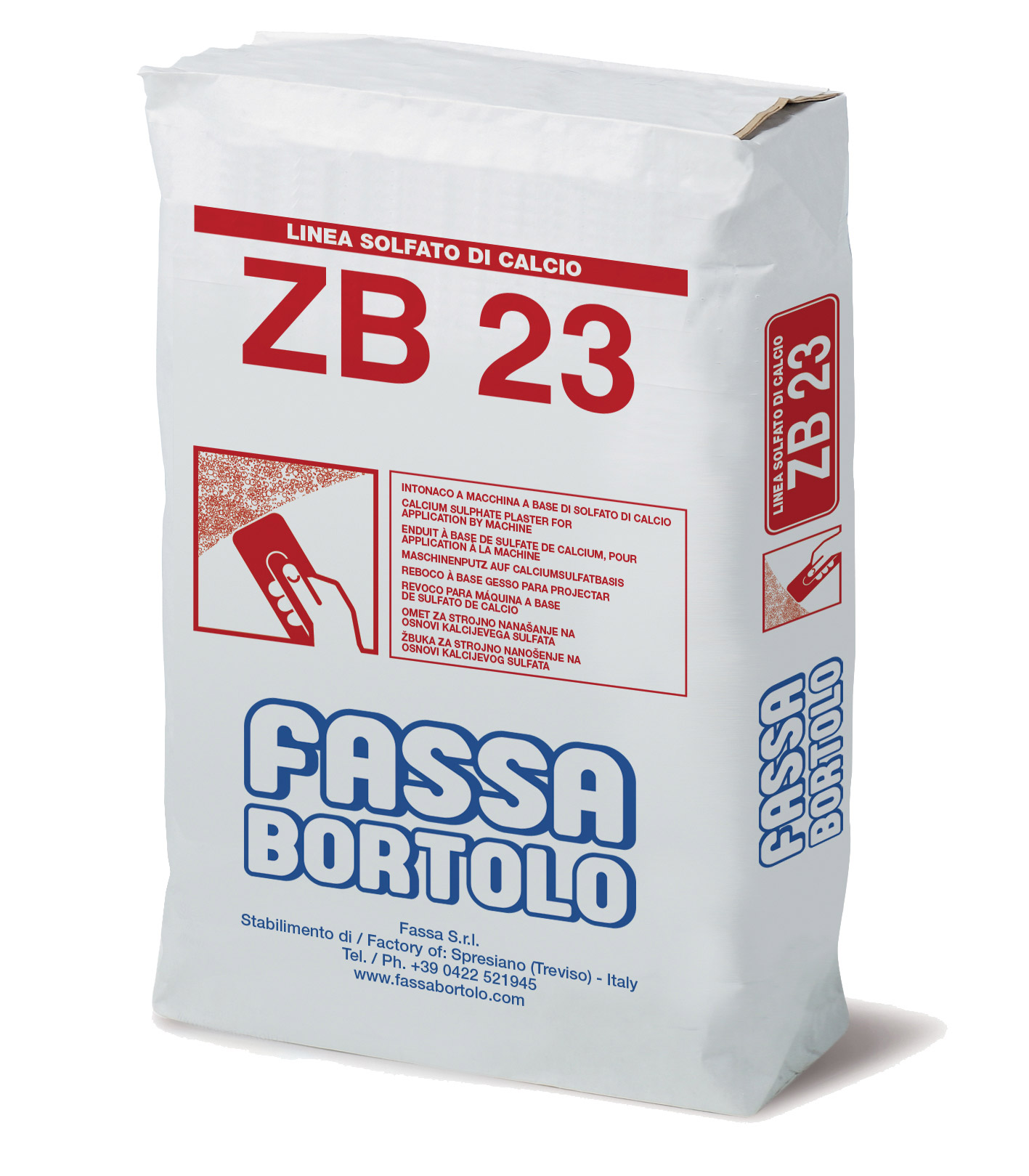 ZB 23: Intonaco di fondo a base di solfato di calcio per interni