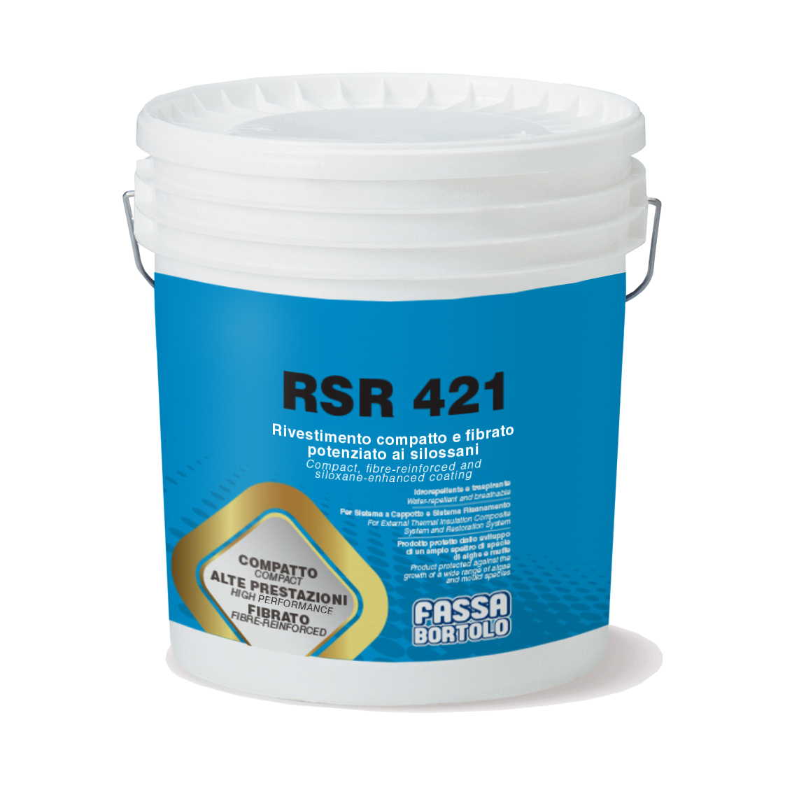 RSR 421: Rivestimento compatto e fibrato potenziato ai silossani