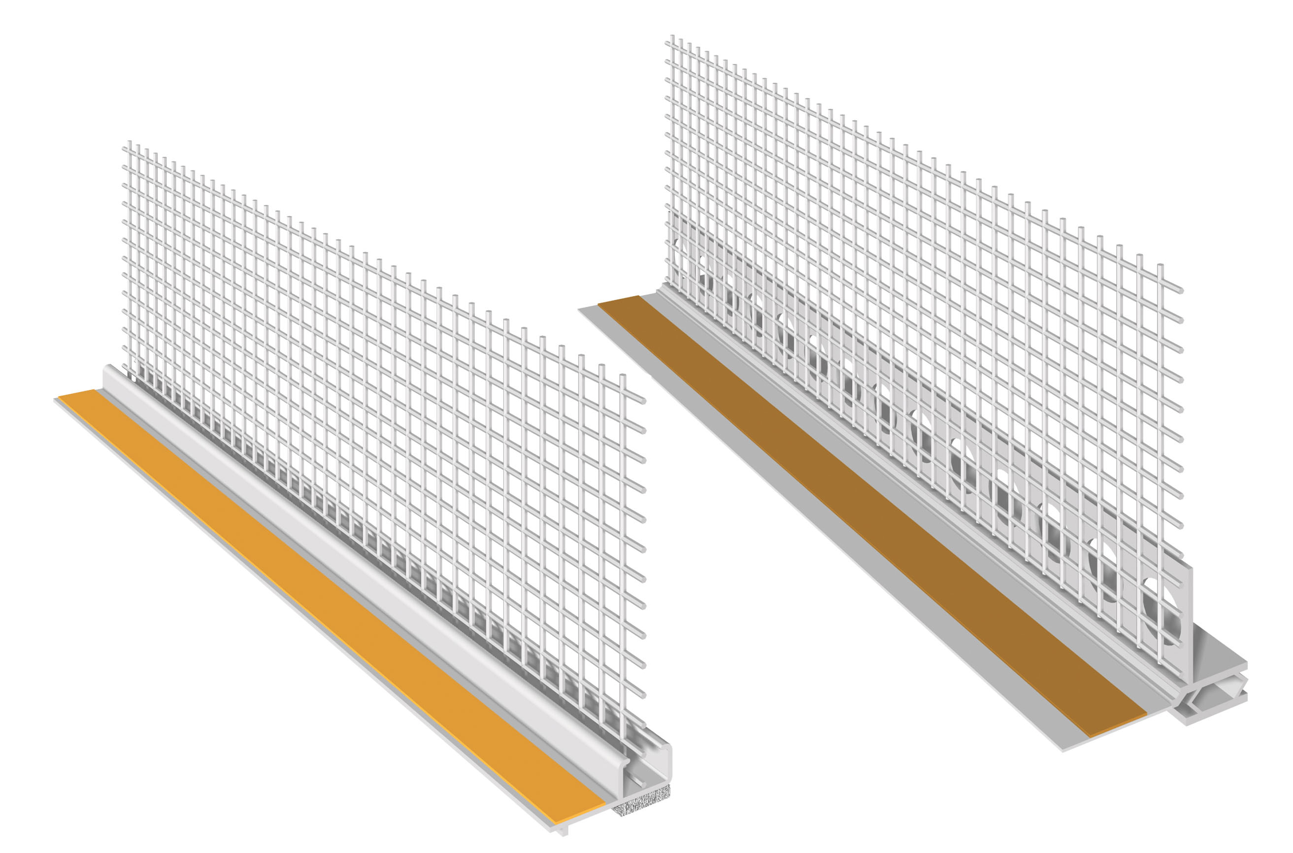 PROFILO IN PVC PER INFISSI - Profili in PVC con rete per infissi