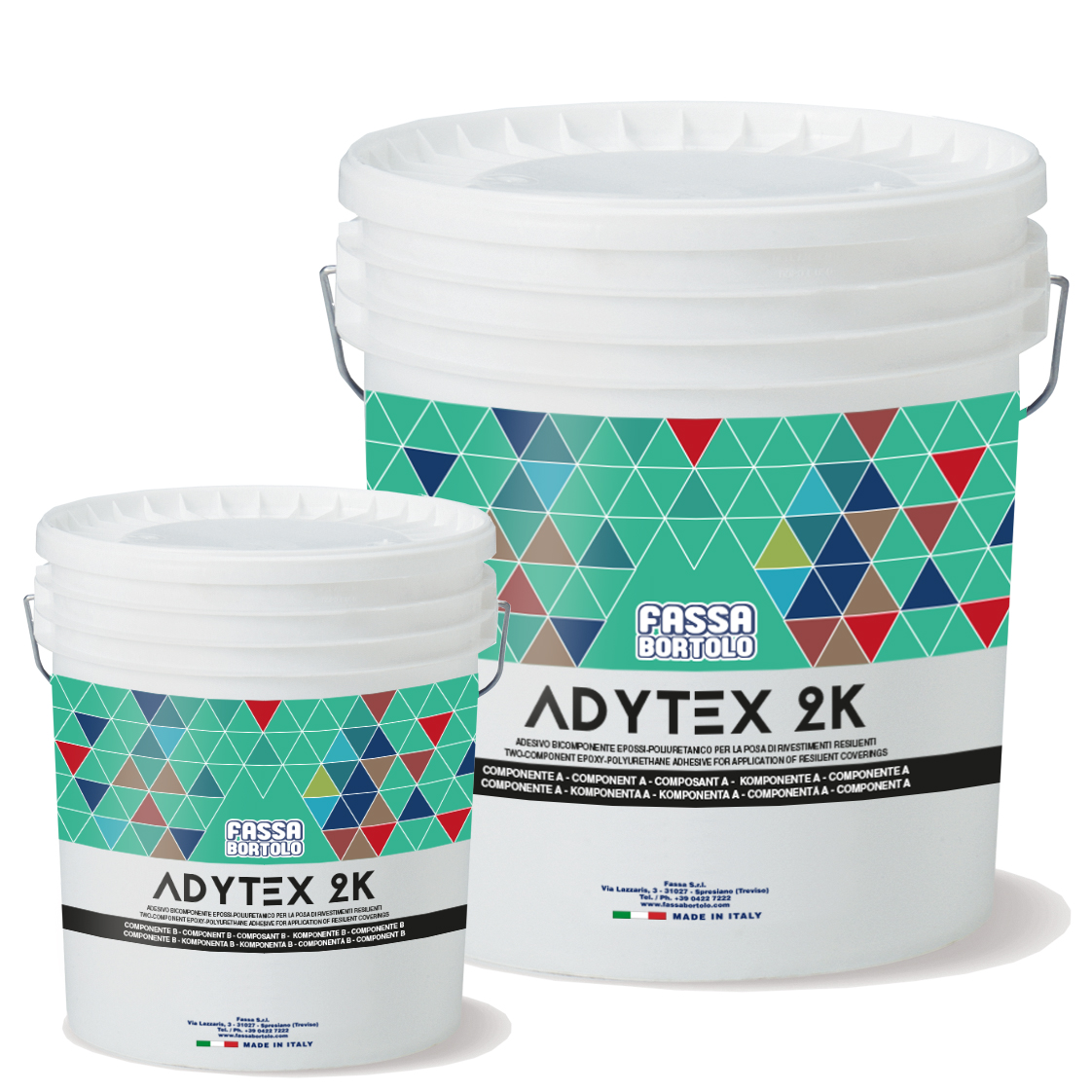 ADYTEX 2K: Adesivo epossi-poliuretanico bicomponente per rivestimenti resilienti