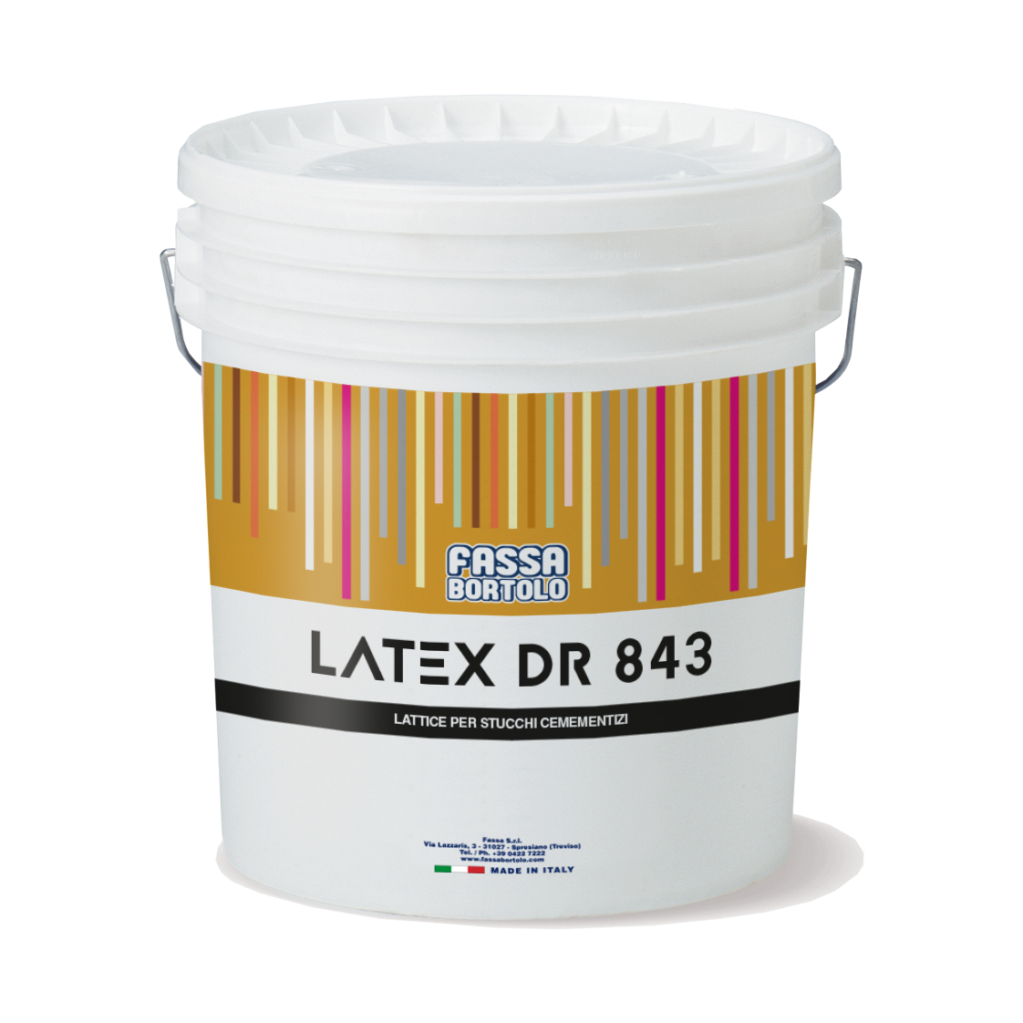 LATEX DR 843: Lattice elastico per sigillanti per fughe per interni ed esterni
