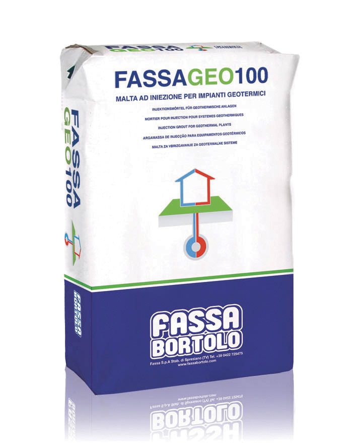 FASSAGEO 100: Boiacca contenente cemento solfato-resistente ad espansione controllata per l'impiego nel settore geotermico