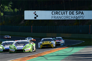 Fassa Bortolo con Thomas Biagi al GT Open di SPA - gara 2