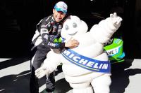 Thomas Biagi al termine del circuito di Barcellona