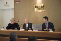 Il Presidente Paolo Fassa alla conferenza stampa