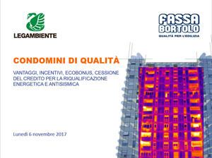 Fassa e Legambiente Condomini di qualità riqualificazione energetica
