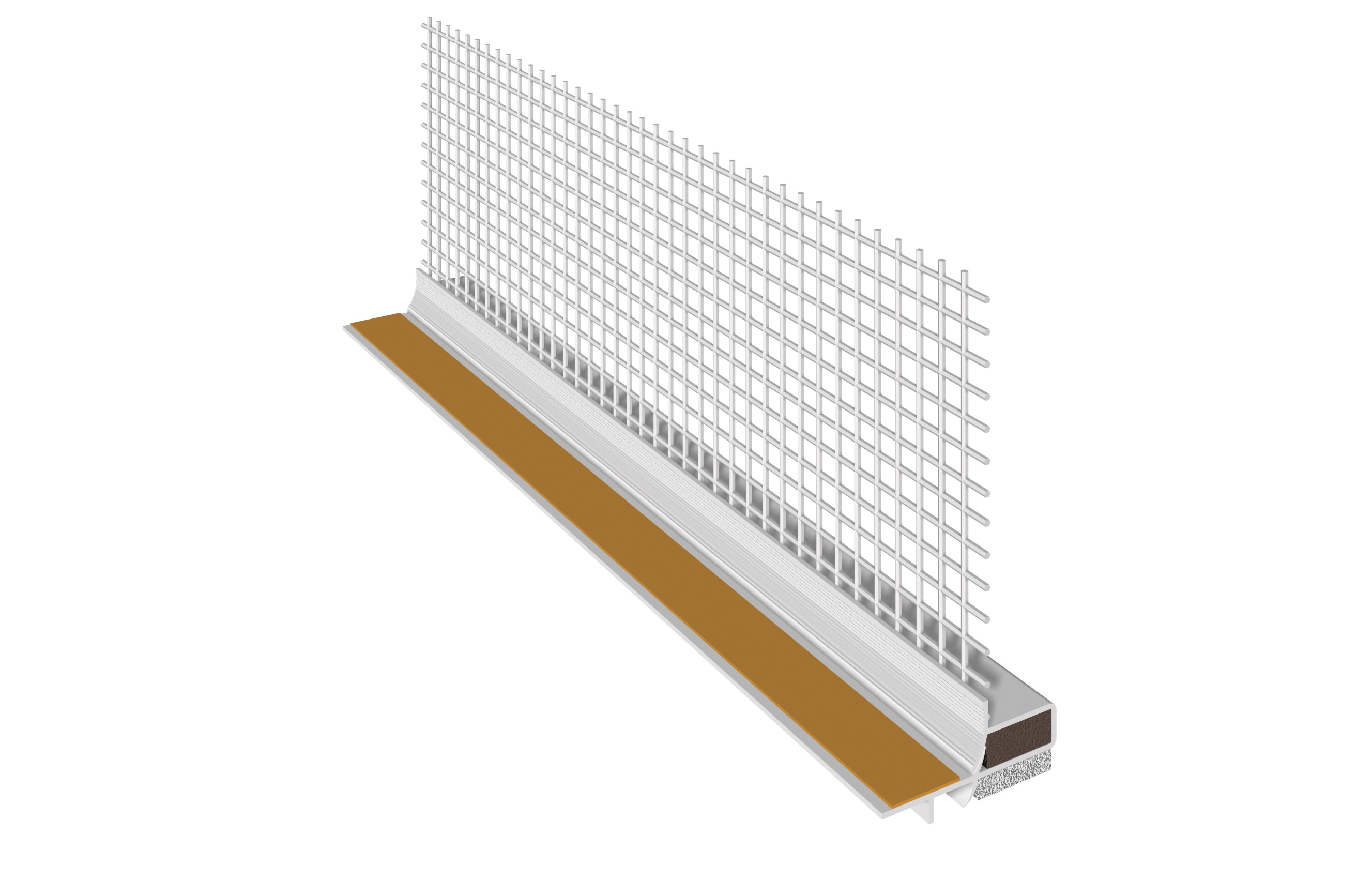 PROFILO IN PVC PER INFISSI CON NASTRO DI GUARNIZIONE