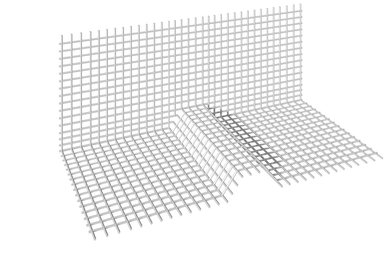 RETE DI ARMATURA PREFORMATA SU UN LATO